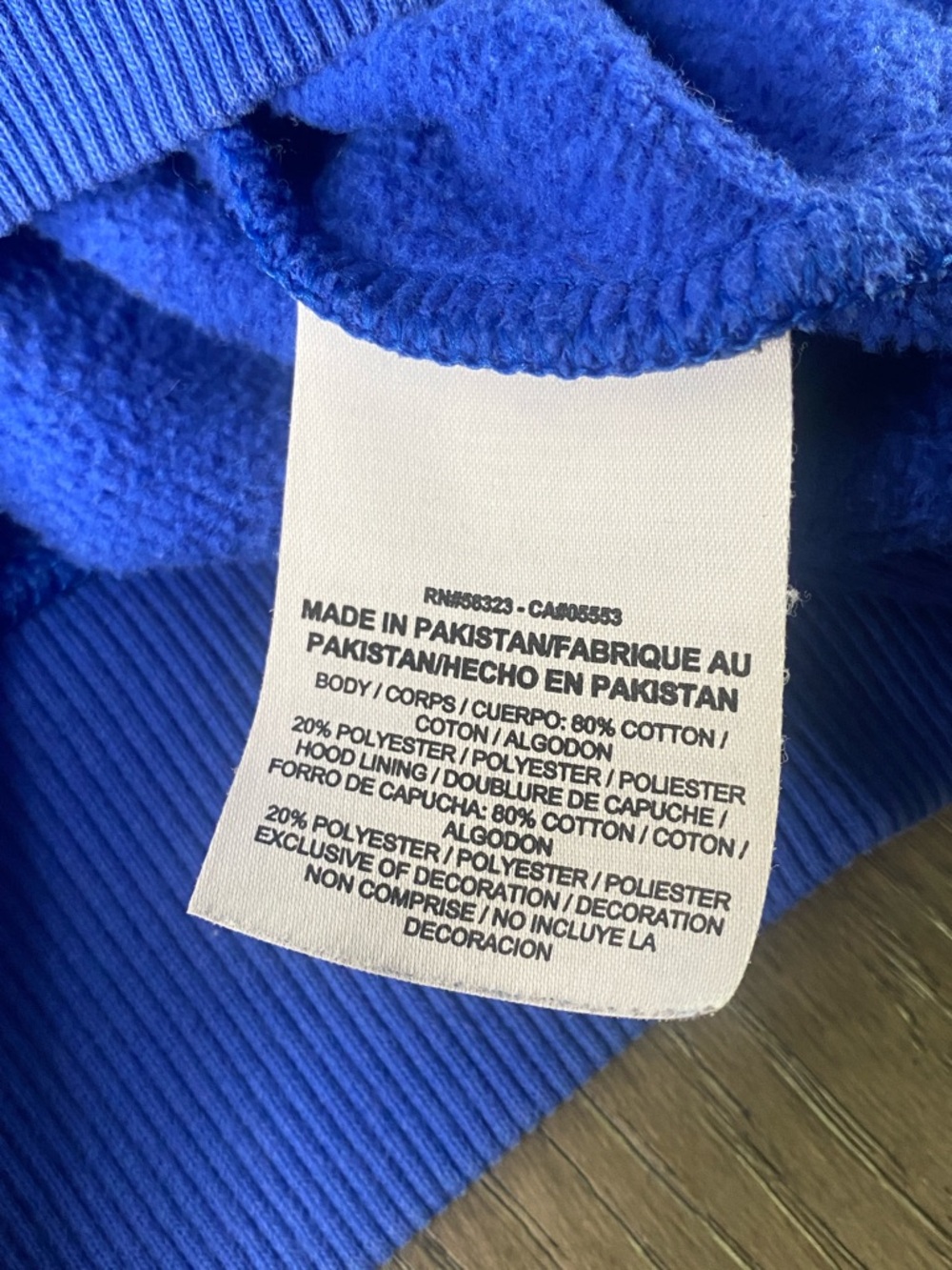 Nike Royal Blue Full-Zip Hoodie with Swoosh Women’s Size Large - 1419 - Picture 9 of 10